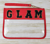 Clear Small Pouch with wristlet - Multiple Options Available