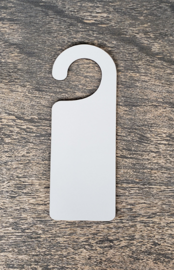 Sublimation Blank - MDF Door Hanger - 1 Sided